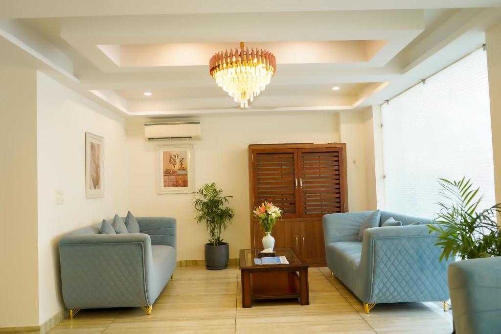 Posezení v ubytování Hotel The Luxe 18 - Golf Course Road