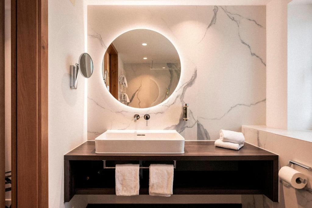 Koupelna v ubytování Wellnesshotel Wittelsbach