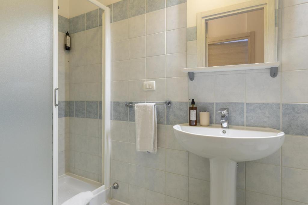 Koupelna v ubytování B&B Mariclà