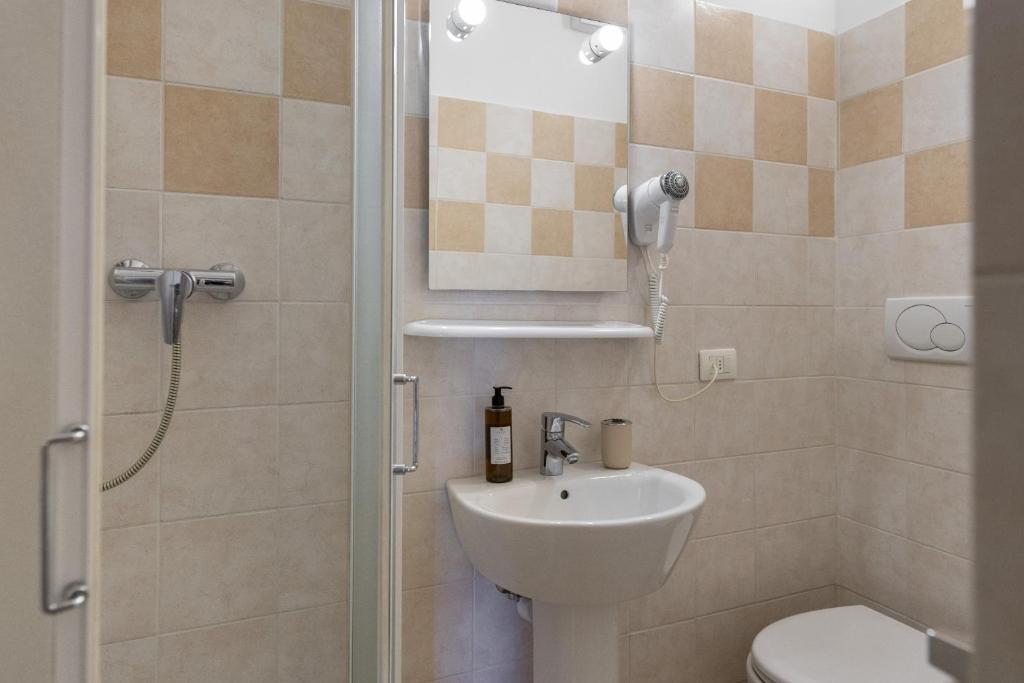 Koupelna v ubytování B&B Mariclà