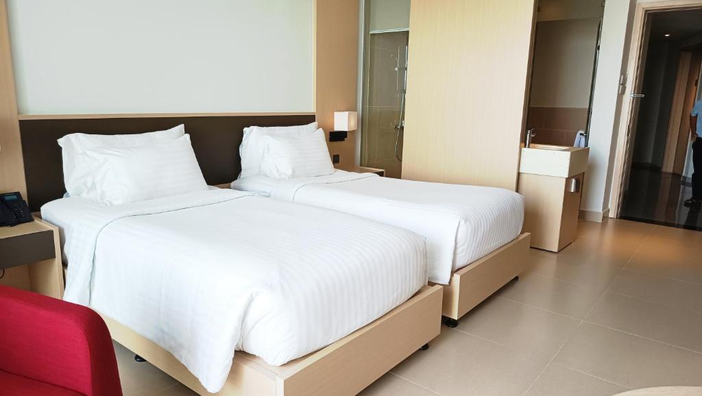 Phòng 2 Giường Đơn Nhìn Ra Biển