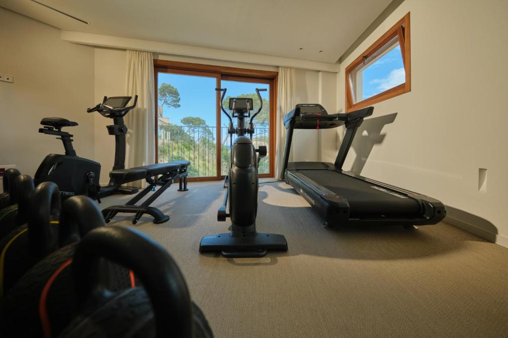 Fitness centrum a/nebo fitness zařízení v ubytování Salino Port Soller