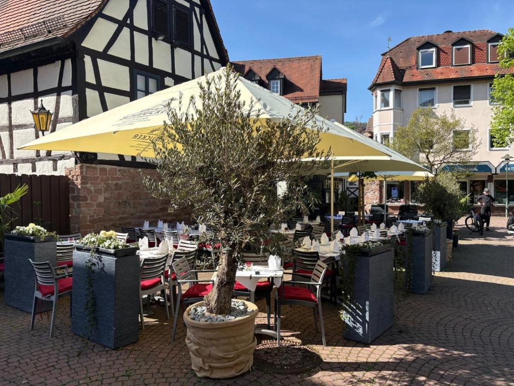 Restaurace v ubytování Hotel Restaurant Altes Badhaus