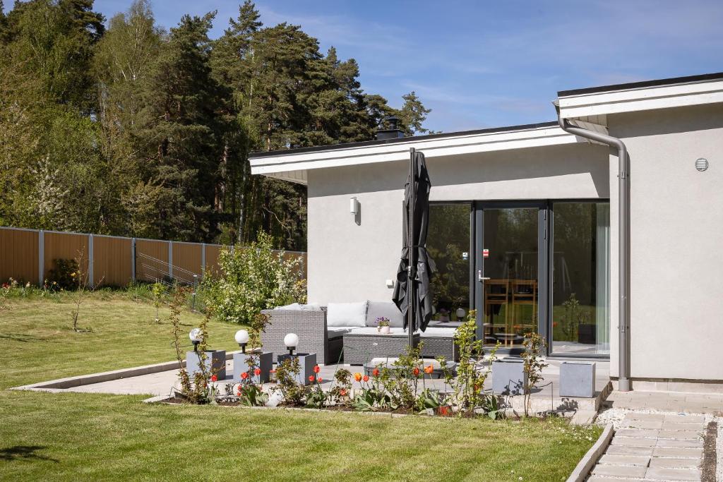 Zahrada ubytování Stenhuset