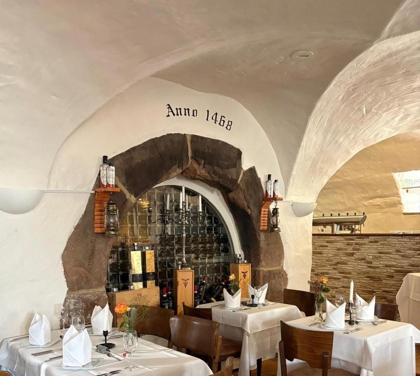 Restaurace v ubytování Hotel Restaurant Altes Badhaus