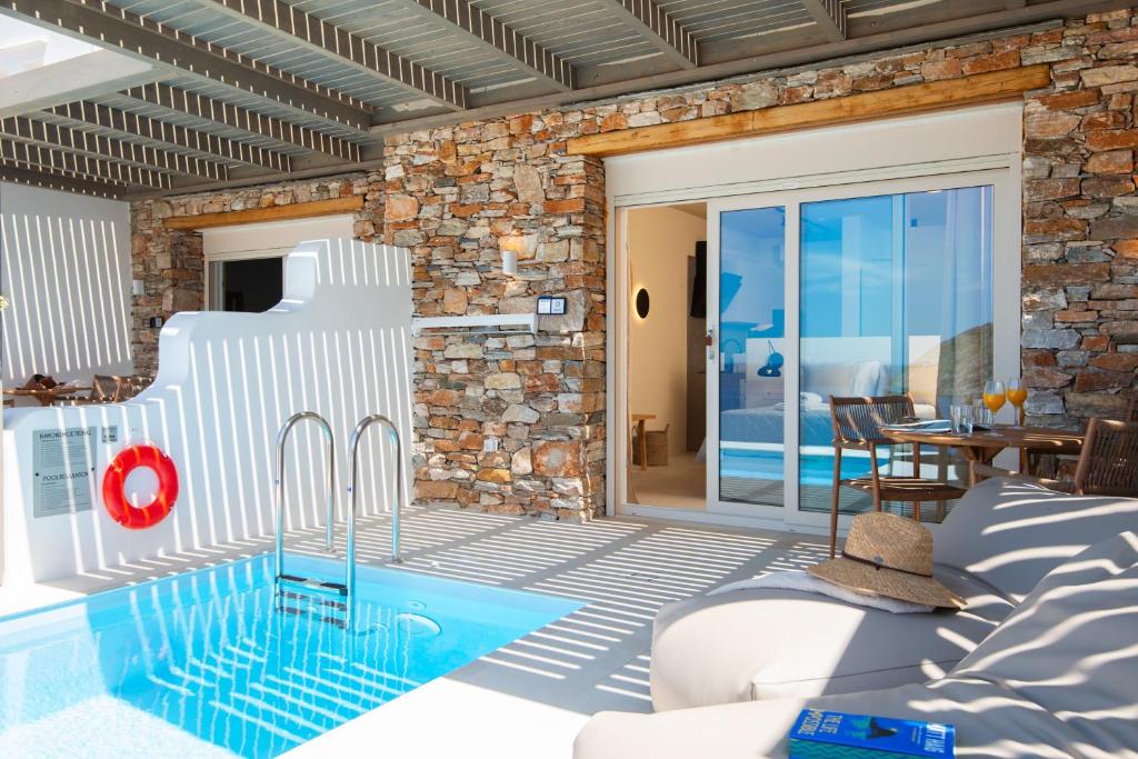 Posedenie v ubytovaní Filadaki Villas