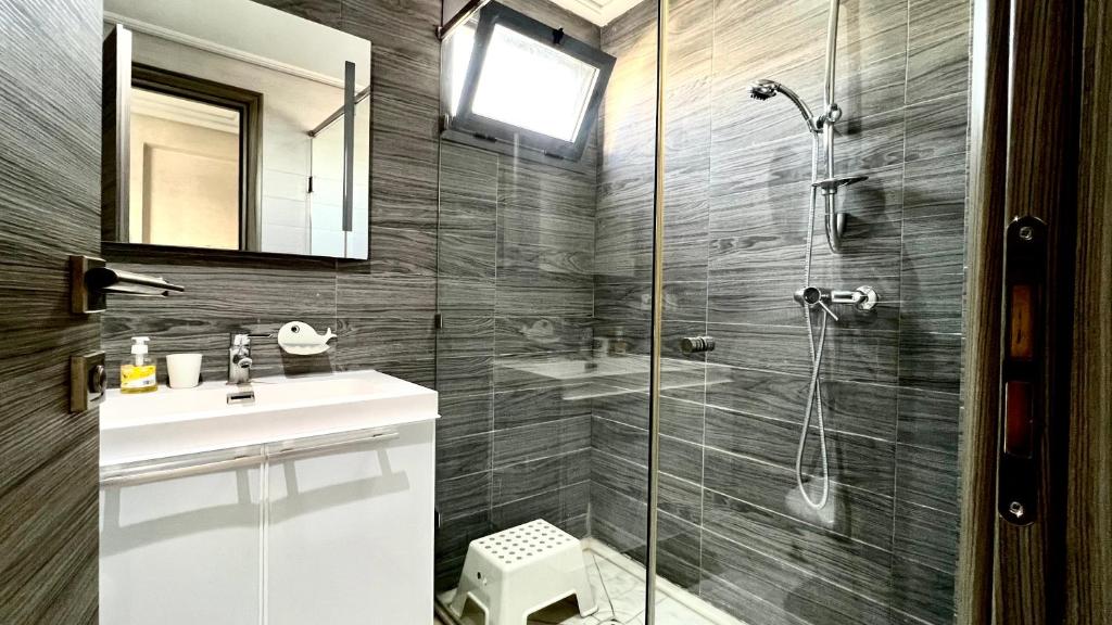Koupelna v ubytování Prestigia luxury appartement