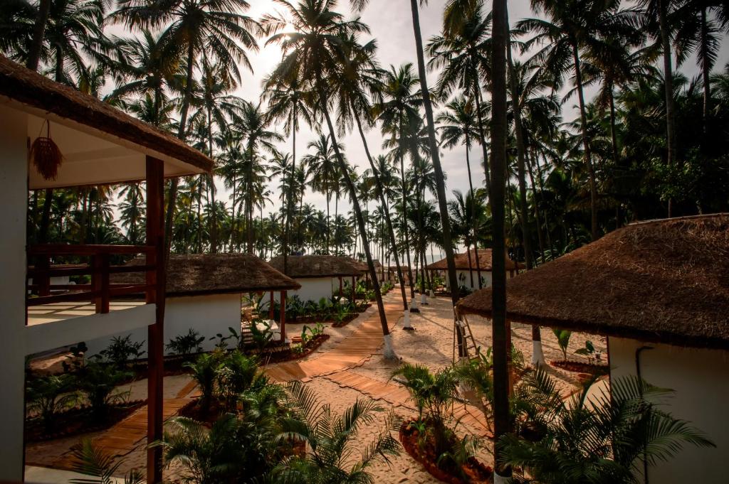 Сад в Thalassa Beach Boutique Resort