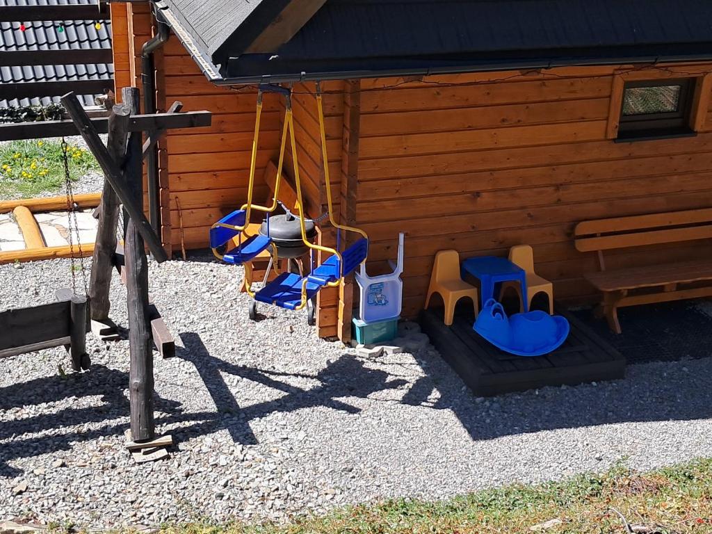 Herní místnost nebo prostor pro děti v ubytování Domki pod Pilskiem