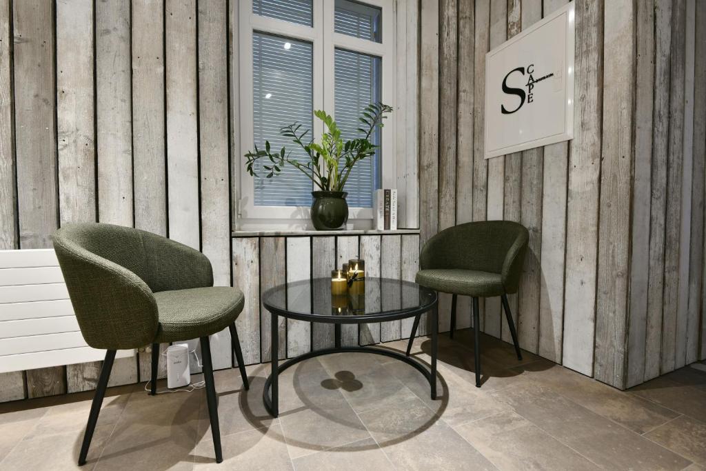 Posezení v ubytování S-Cape Suite&Spa