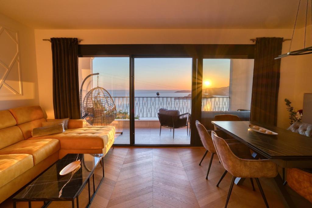 Zona d'estar a Magic view - Apartment with Pool