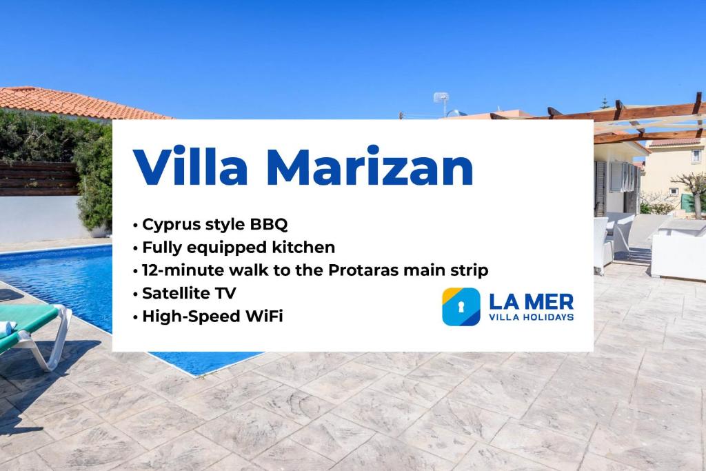 Certifikát, hodnocení, plakát nebo jiný dokument vystavený v ubytování Villa Marizan