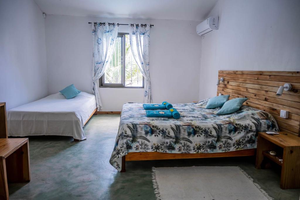 Postel nebo postele na pokoji v ubytování Auberge St Francois