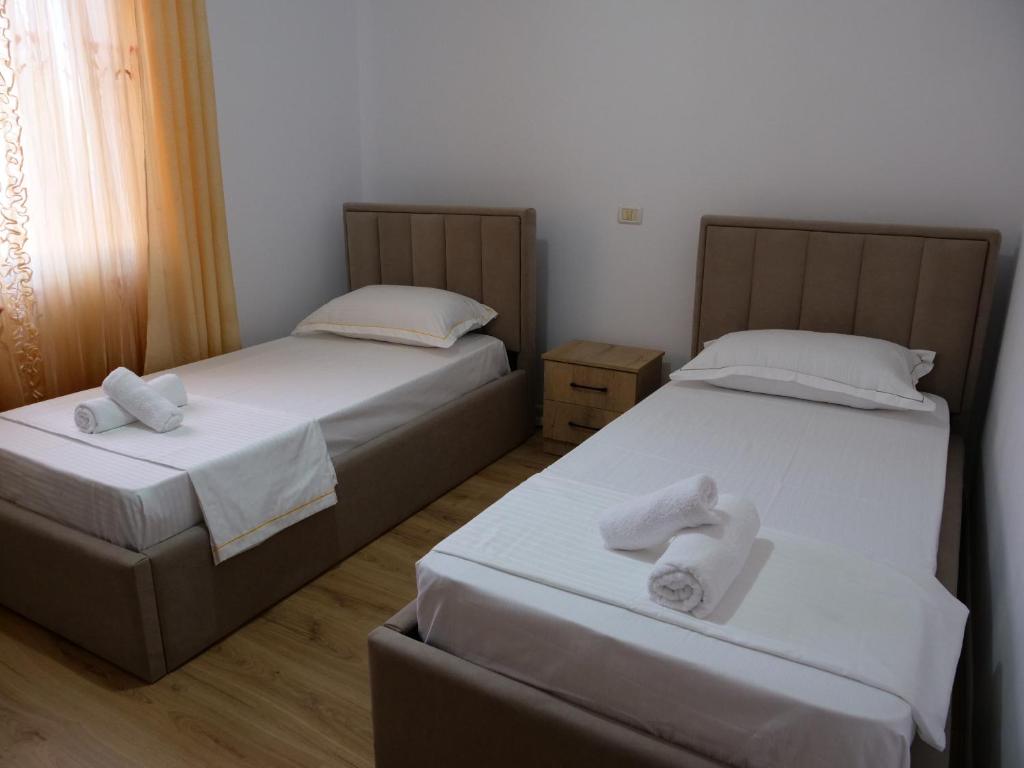 Postel nebo postele na pokoji v ubytování VILA Moreja