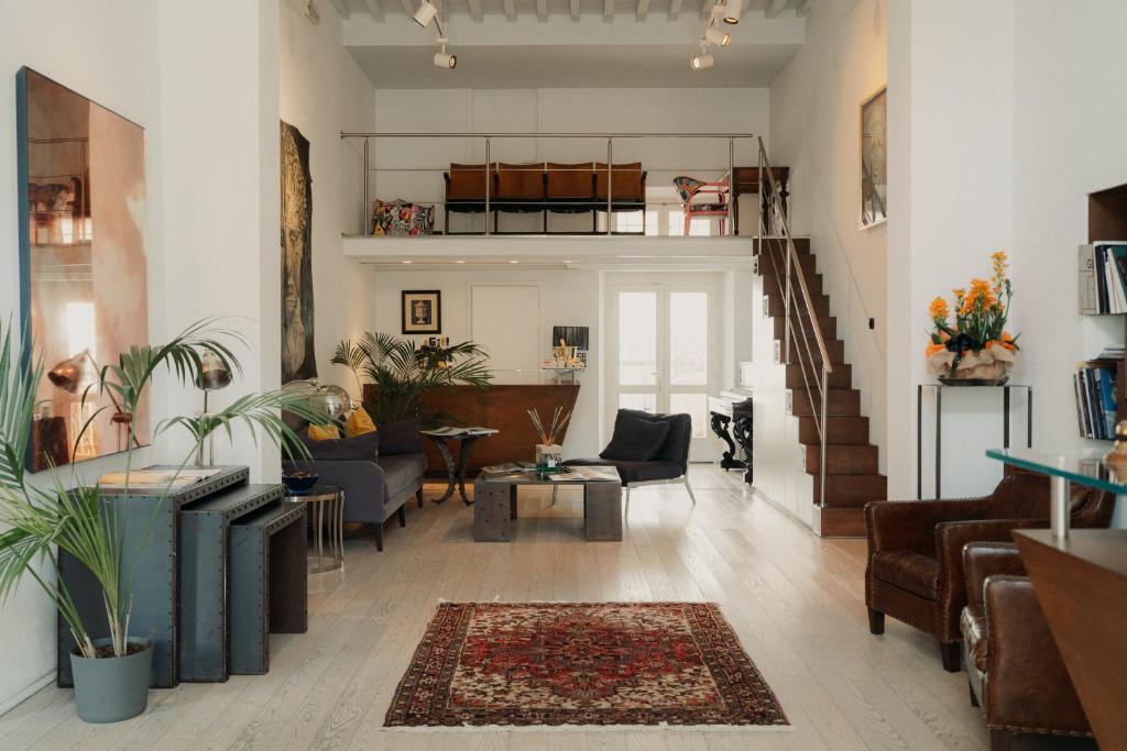 Posezení v ubytování Hotel Palazzo Guiscardo Pietrasanta