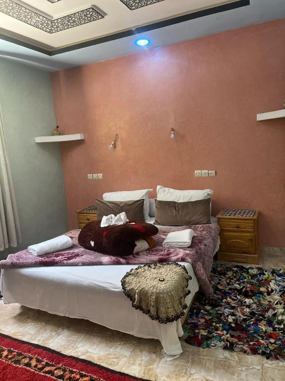 Postel nebo postele na pokoji v ubytování Auberge De La Vallée