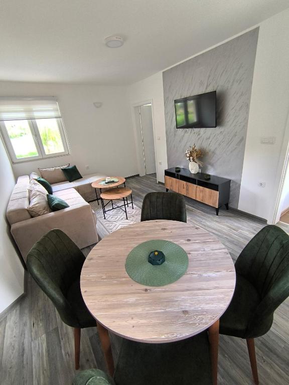 TV a/nebo společenská místnost v ubytování Apartman Removic