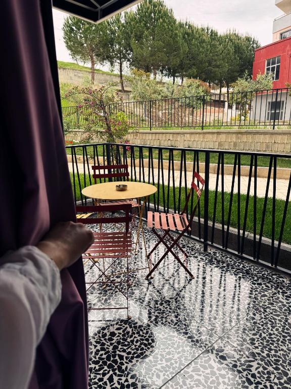Een balkon of terras bij Andor Luxury Hotel & Duplex