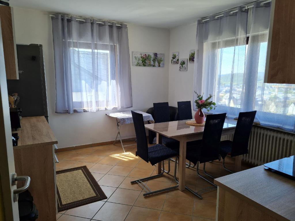 Posezení v ubytování Ferienwohnung Zum Hasen