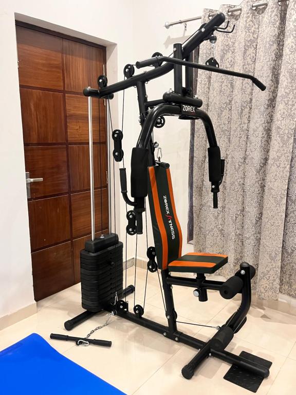 Fitness centrum a/nebo fitness zařízení v ubytování Luxury Villa, 5 Min DLW, 10 Min Station & BHU