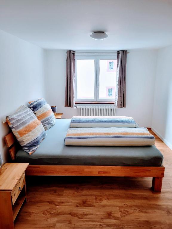 Postel nebo postele na pokoji v ubytování Ferienwohnung Maja