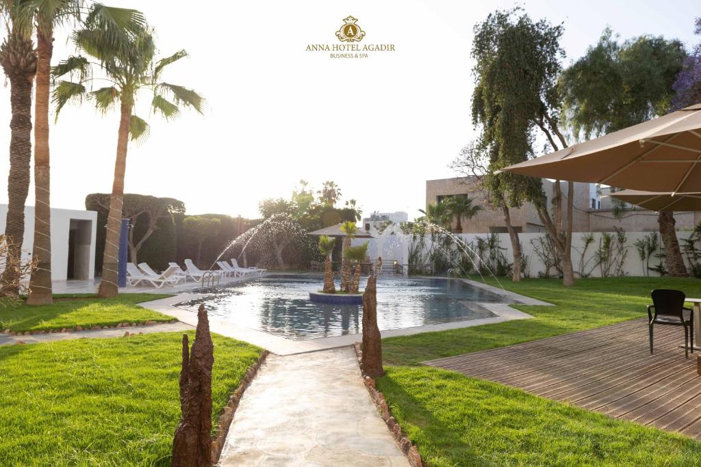 Bazén v ubytování Anna hotel agadir nebo v jeho okolí