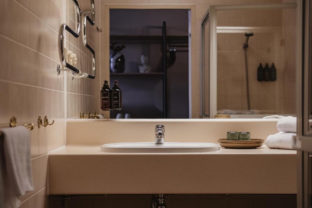 Koupelna v ubytování Home Hotel Christian IV