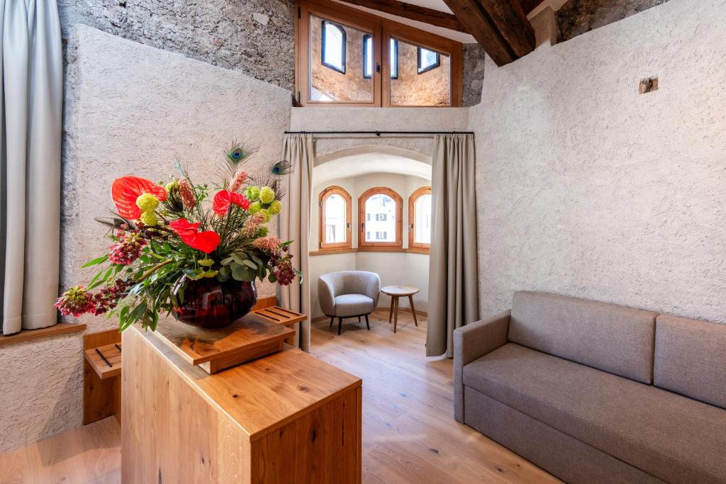 Posezení v ubytování Hotel Traube Rattenberg