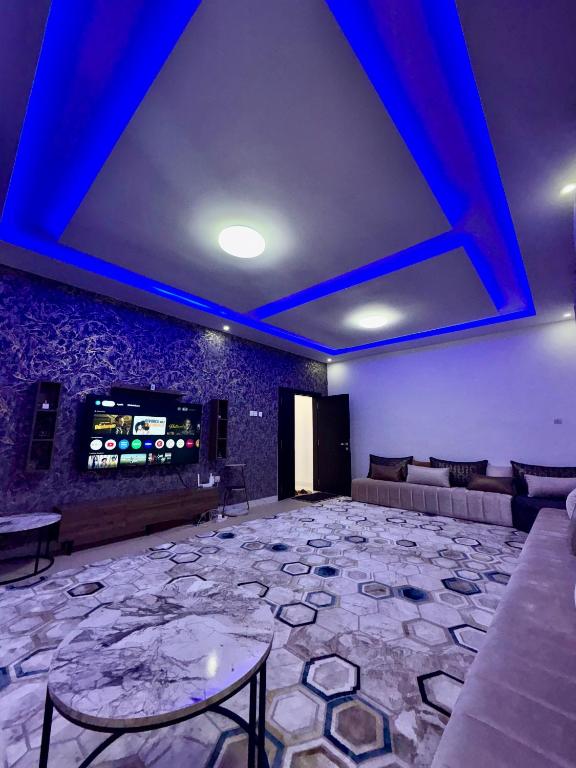 TV a/nebo společenská místnost v ubytování Villa luxe