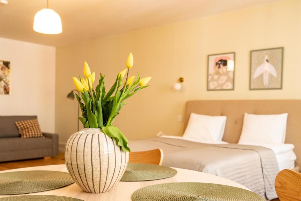 Posezení v ubytování Cocorico Apartments