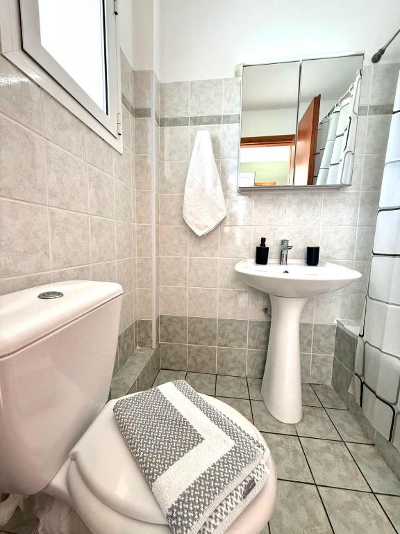Koupelna v ubytování Melitsa corfu hotel