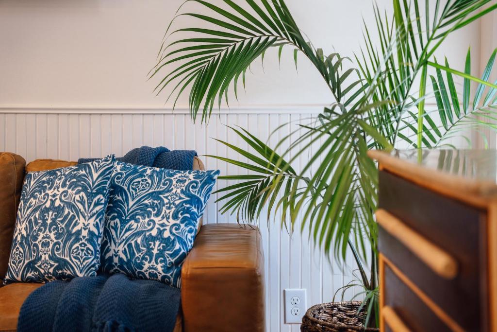 Posezení v ubytování Swank Boutique Suites