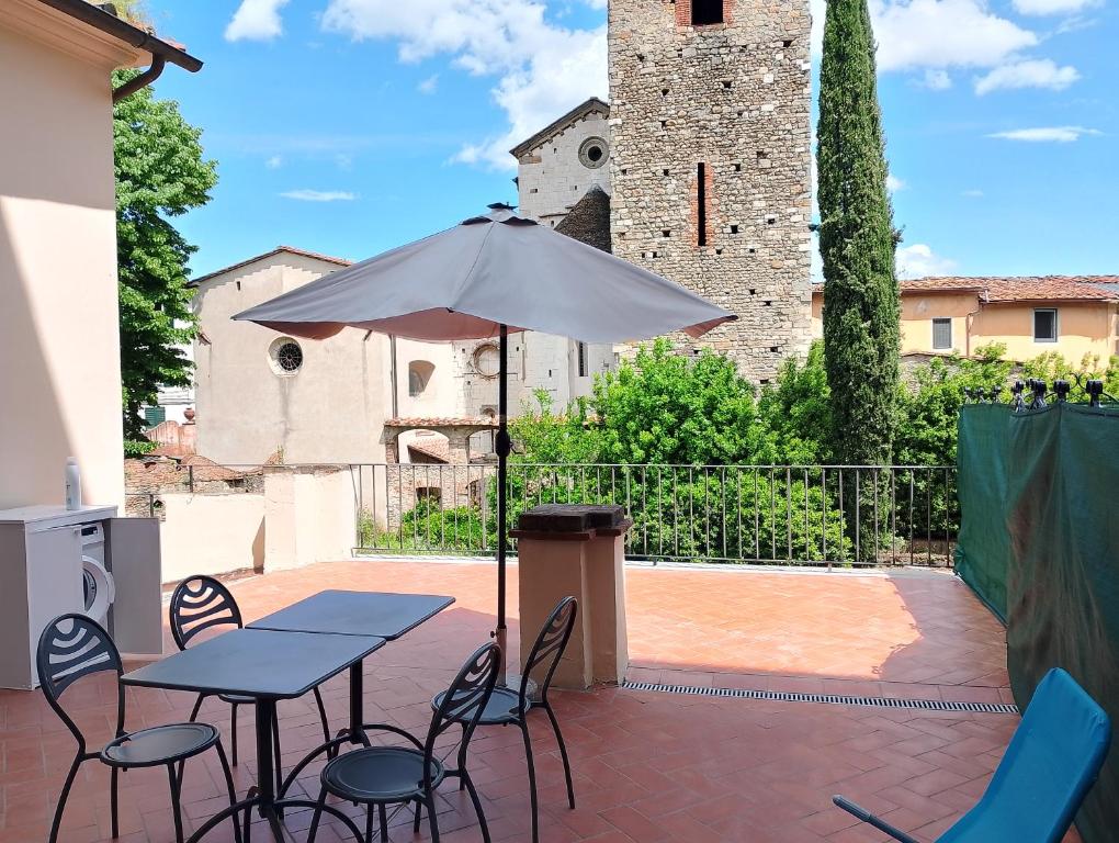 Patio alebo iná vonkajšia časť ubytovania Fabroniana Apartments