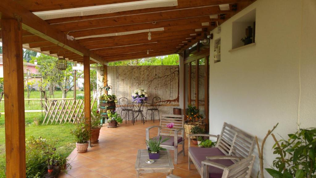 A garden outside Al Pic de Corone