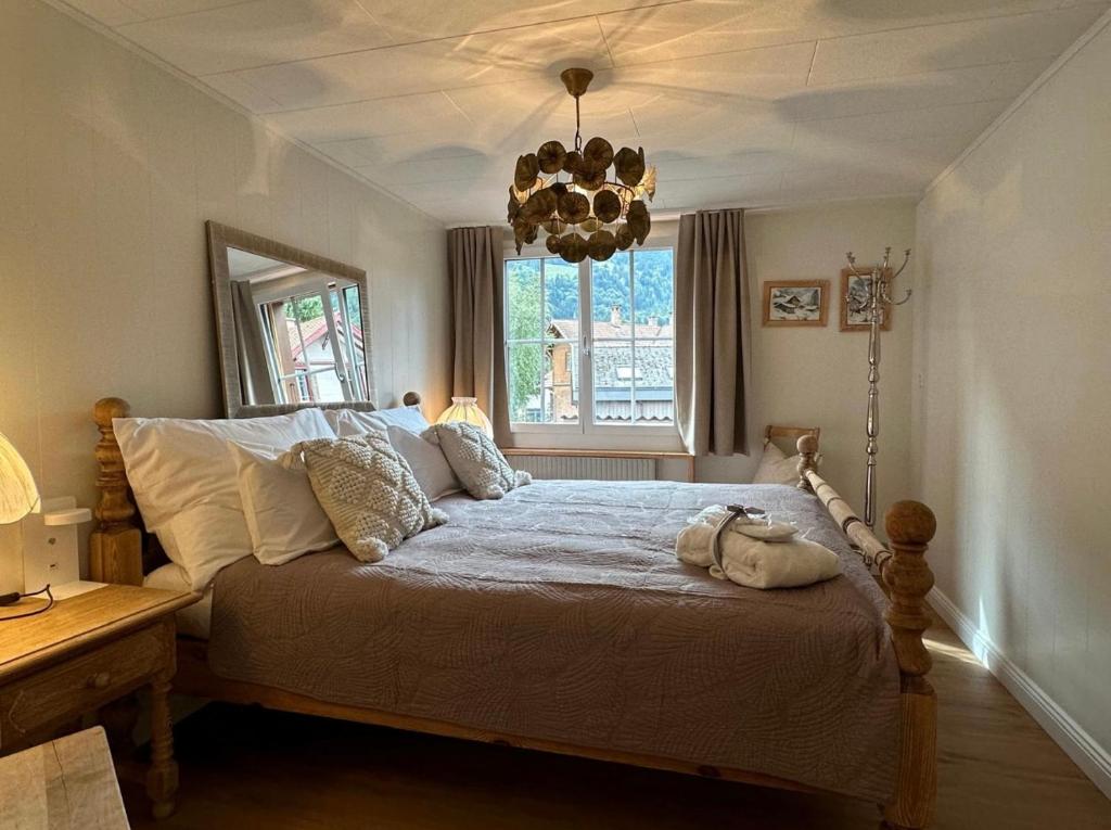 Postel nebo postele na pokoji v ubytování Chalet-Simmi