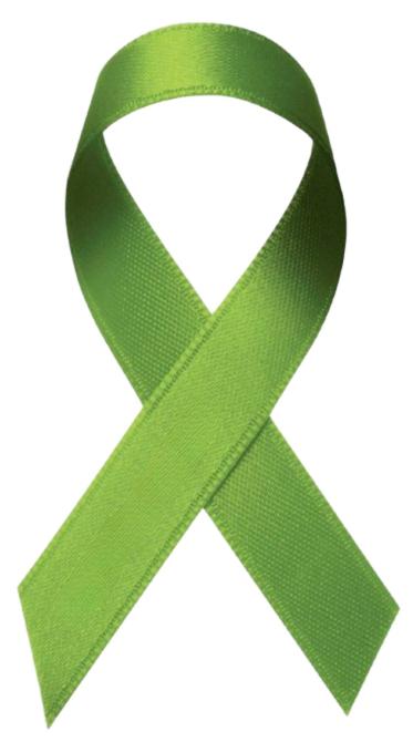 ネースにあるabc testの白い背景に緑のリボン