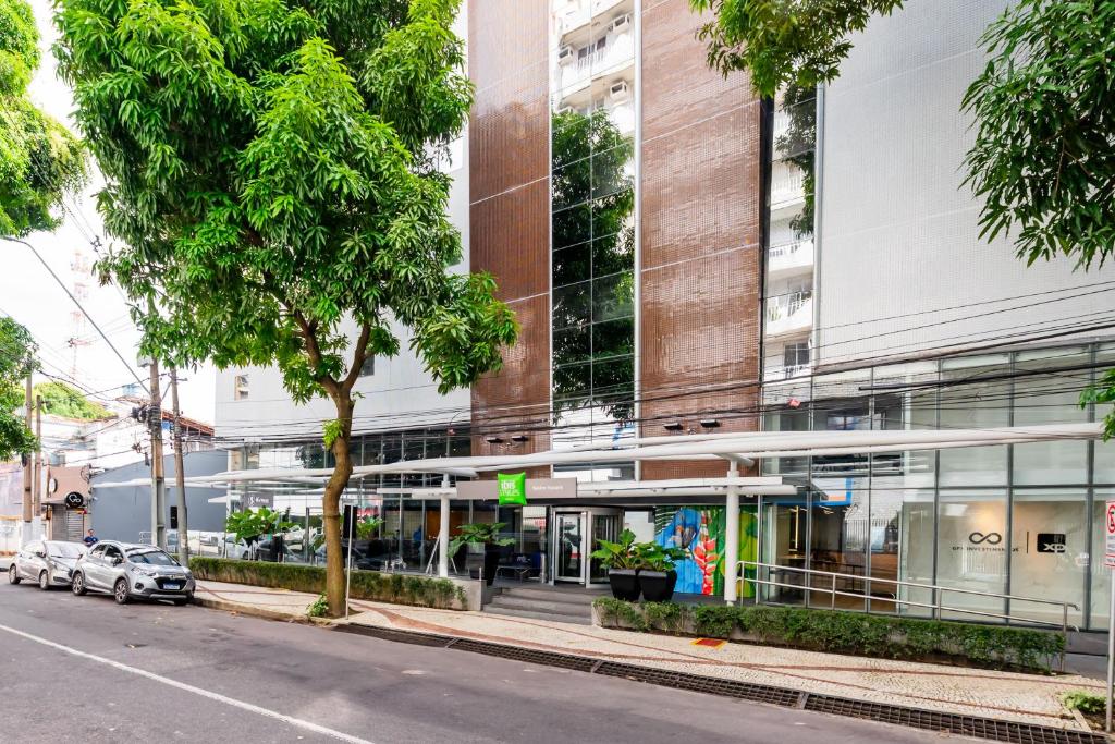 O edifício em que o hotel se localiza