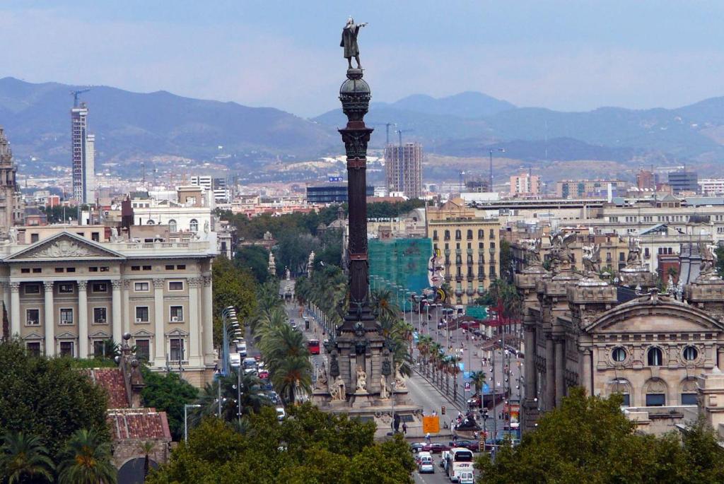 Výhľad na mesto Barcelona alebo výhľad na mesto priamo z privátu