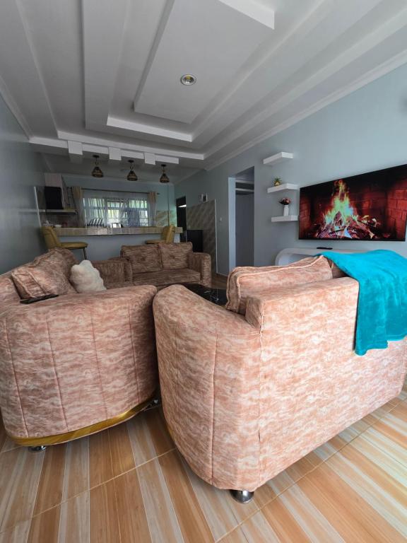 Posezení v ubytování Neim Homes