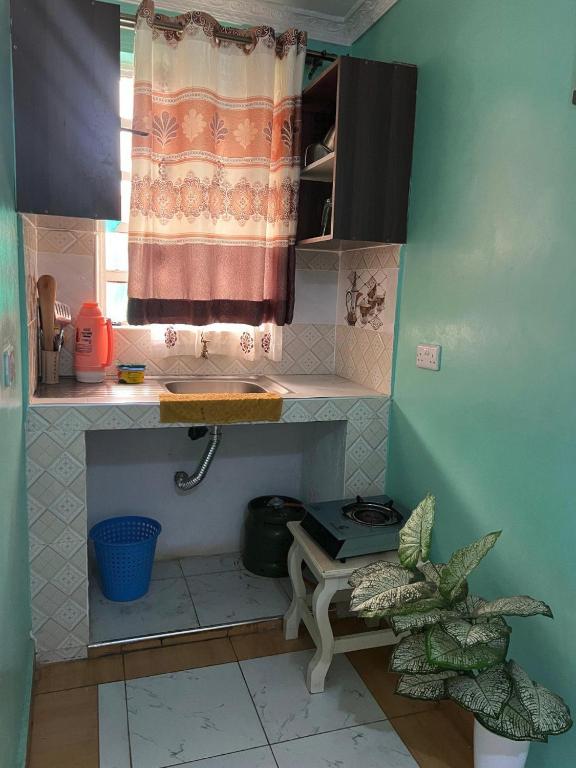 Kuchyň nebo kuchyňský kout v ubytování Dynamic Fully Furnished Apartments in Nairobi, 14 km from Jomo Kenyatta International Airport and the SGR