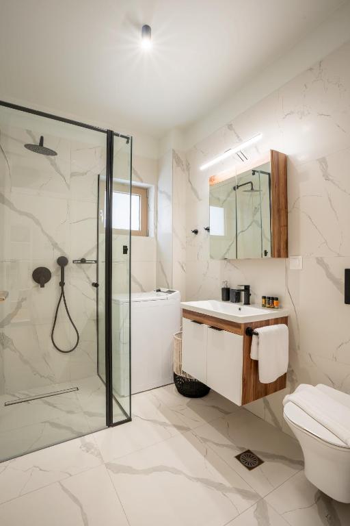 Kúpeľňa v ubytovaní Harbour Hill Suites