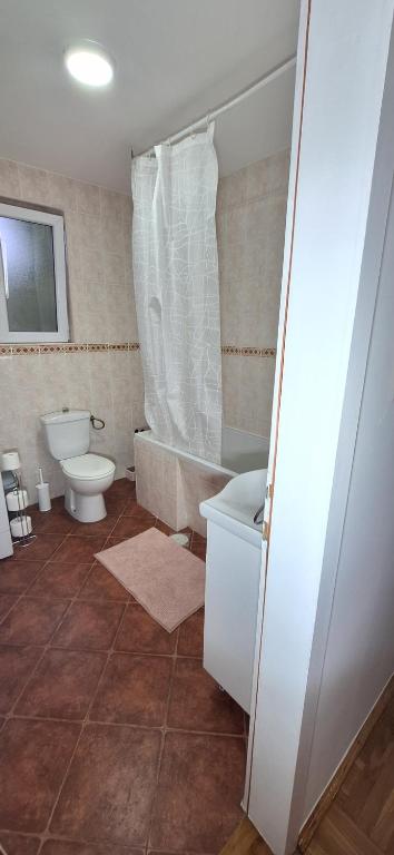 Koupelna v ubytování ANA Apartment