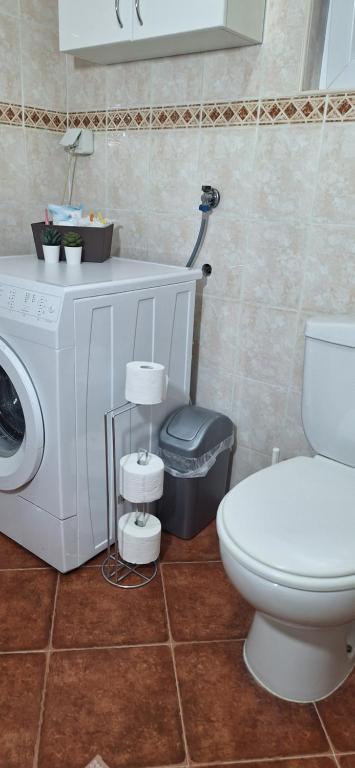 Koupelna v ubytování ANA Apartment