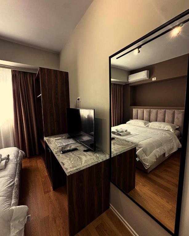 Postel nebo postele na pokoji v ubytování Hotel HER
