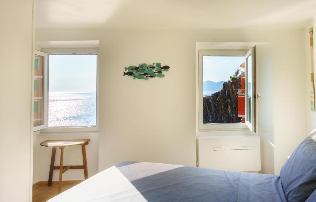 Giường trong phòng chung tại Chicca casa vacanze