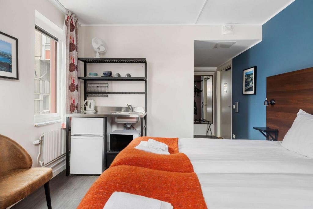 Postel nebo postele na pokoji v ubytování Best Western Hotel Solna