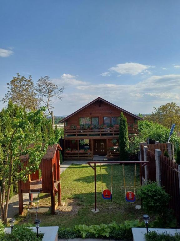 Zahrada ubytování Casa Gherman