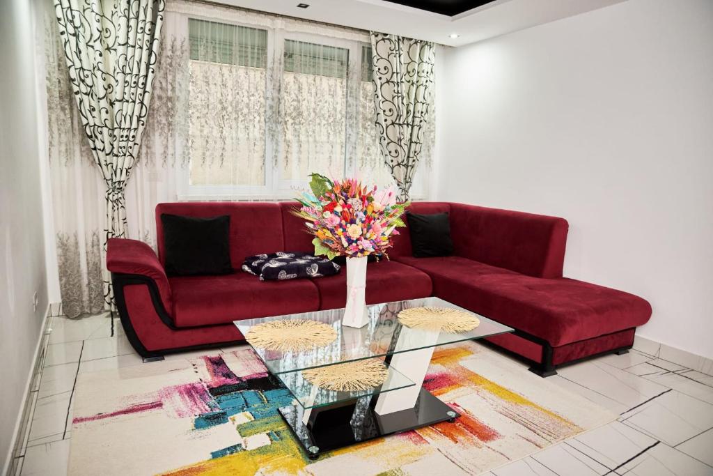 Ruang duduk di Apart Hotel Center Luxury