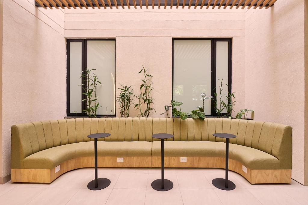 Posezení v ubytování Hotel Lincoln
