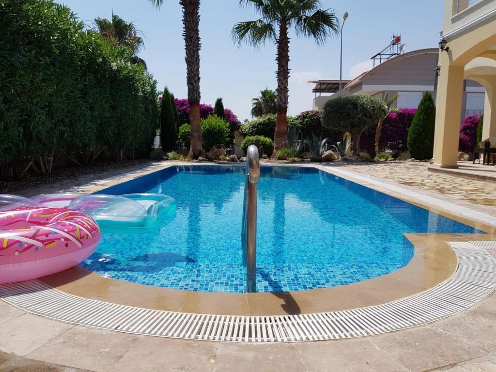 Bazén v ubytování VillaBelek nebo v jeho okolí